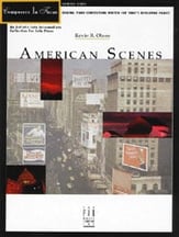 American Scenes piano sheet music cover